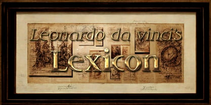 DT Skiart Lexiconic Font Poster 10