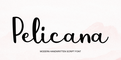 Pelicana Font Poster 1