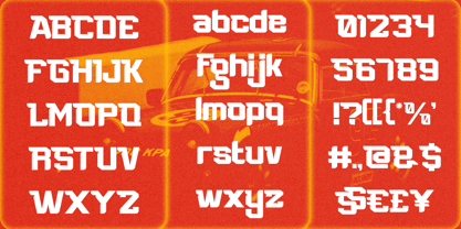 Speed Force Font Poster 10