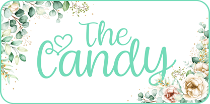 The Candy Font Poster 1
