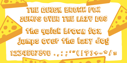 Cheese Lover Font Poster 4