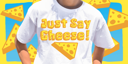Cheese Lover Font Poster 3