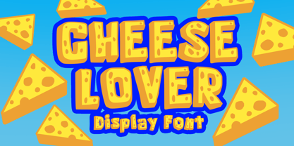 Cheese Lover Font Poster 1