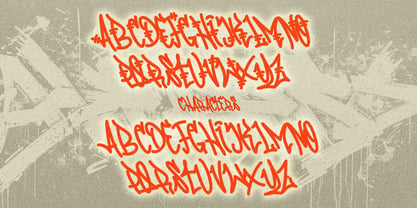 Blazing Monstro Font Poster 7