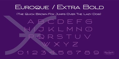 Euroque Font Poster 7