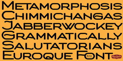 Euroque Font Poster 12