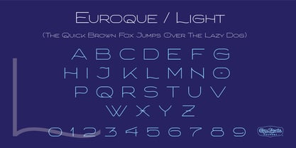 Euroque Font Poster 4