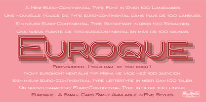 Euroque Font Poster 14