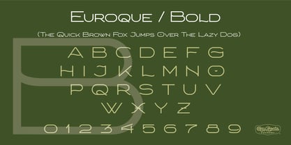 Euroque Font Poster 6