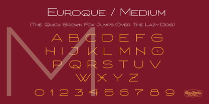 Euroque Font Poster 5