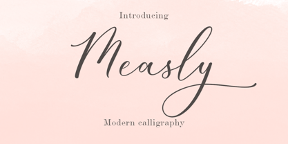 Measly Font Poster 1