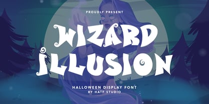 Wizard Illusion Font Poster 1