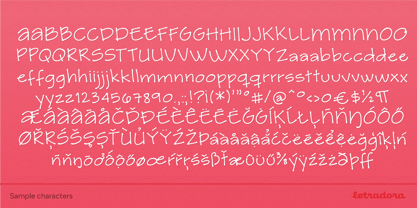 Amike Font Poster 7