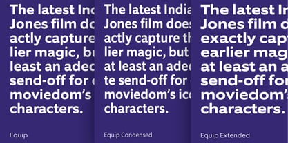 EquipCondensed Font Poster 10