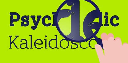 Psyleidoscope Font Poster 4