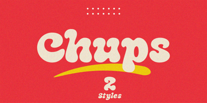 Chups Font Poster 1