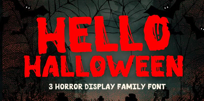 Hello Halloween Font Poster 1