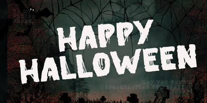 Hello Halloween Font Poster 4