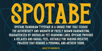 Spotable Font Poster 2