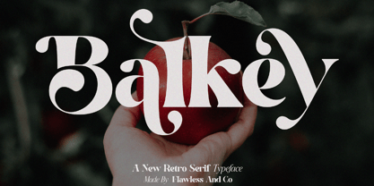Balkey Font Poster 1