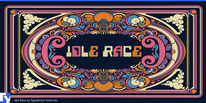 Idle Race Font Poster 1