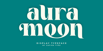 Aura Moon Font Poster 1