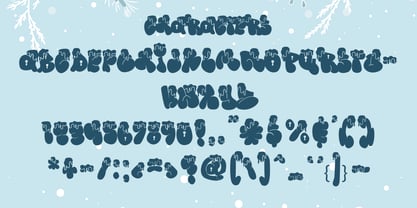 Snow Bunny Font Poster 7