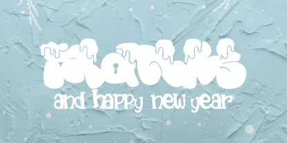 Snow Bunny Font Poster 8