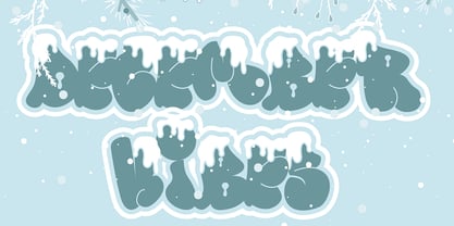 Snow Bunny Font Poster 6