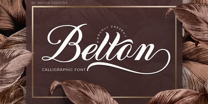 Belton Font Poster 1