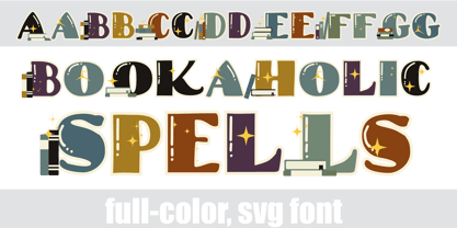 Bookaholic CF Font Poster 10