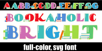 Bookaholic CF Font Poster 8