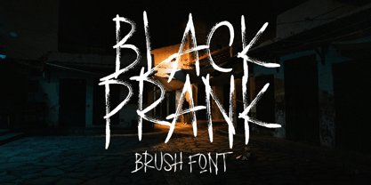 BLACK PRANK Font Poster 1