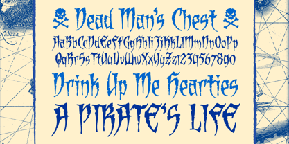 Dead Mans Font Poster 2