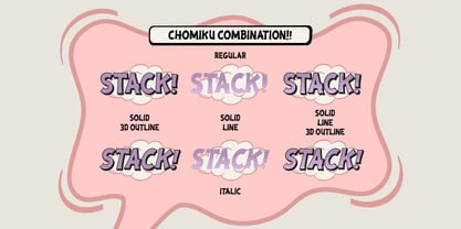 Chomiku Font Poster 8