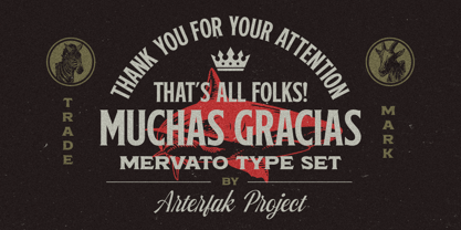 Mervato Font Poster 12