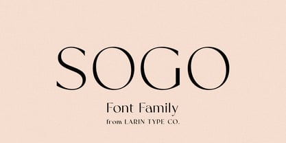 Sogo Font Poster 1