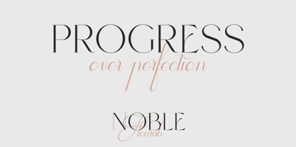 Noble Flourish Font Poster 4