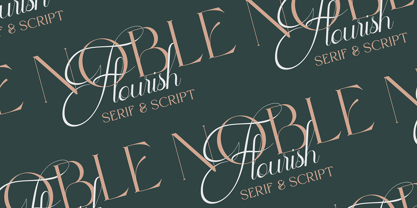 Noble Flourish Font Poster 5