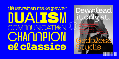 Gudsein Grotesk Font Poster 12