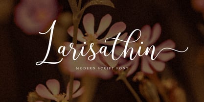 Larisathin Font Poster 1