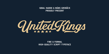 United Kings Font Poster 1