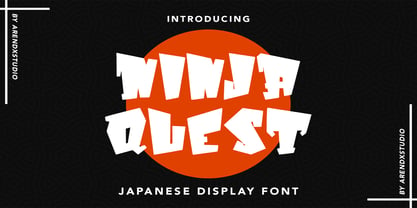 Ninja Quest Font Poster 1