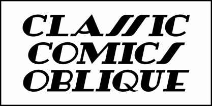 Classic Comics JNL Font Poster 4