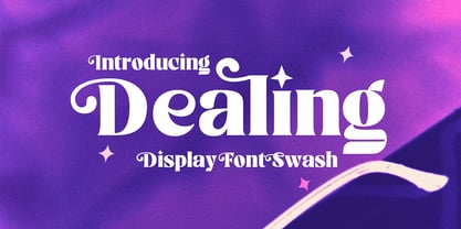 Dealing Font Poster 1