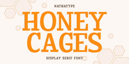 Honey Cages Font Poster 1