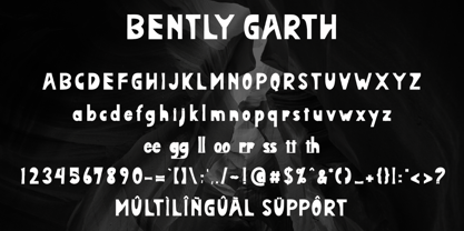 Bently Garth Font Poster 6