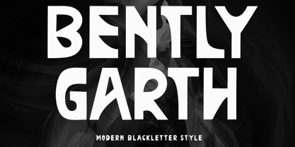 Bently Garth Font Poster 1