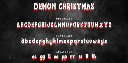 Demon Christmas Font Poster 5