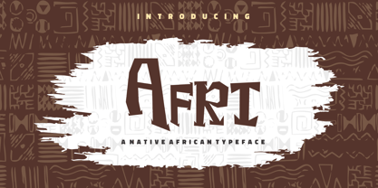 Afri Font Poster 1